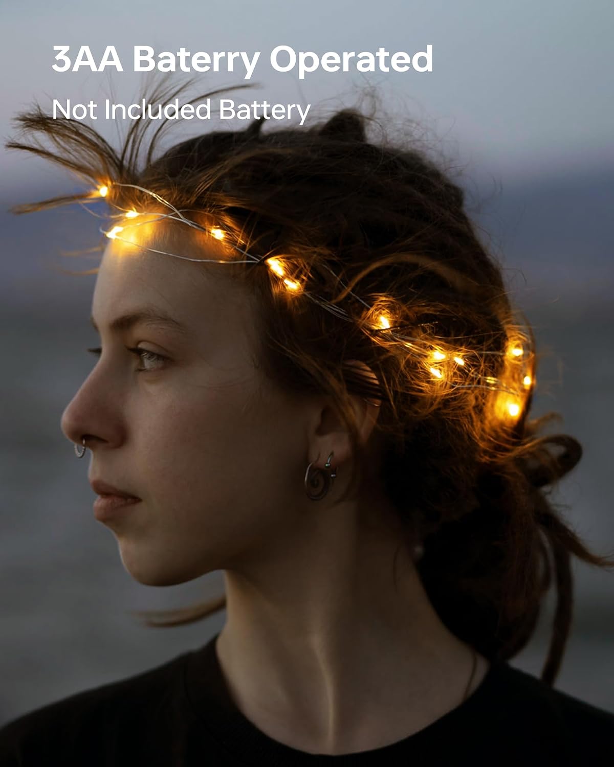 16 Pack Fairy Lights Battery Operated 7ft 20 LED String Lights Mini Twinkle Lights Silver Wire Firefly Starry Lights for DIY Mason Jar Wedding Centerpiece Table Party Christmas Decorations, Warm White