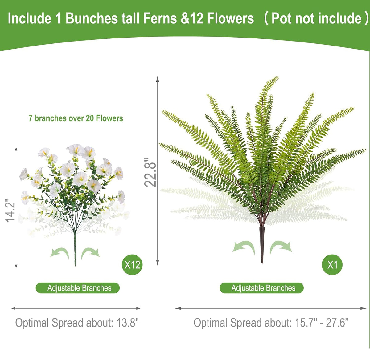 hrobek artificial flowers for outdoors uv resistant silk shown in use