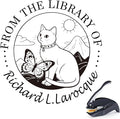 Personalized Book Embosser - Custom Library Stamp, Personal Gift for Book Lovers, Readers, Teachers (Cat 01)