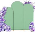 Wedding Arch Cover 4FT 5FT 6FT Arch Backdrop Cover Spandex Fitted Arch Cover for Round Top Chiara Backdrop Stand Covers for Wedding Birthday Party Baby Shower Banquet Ceremony Decoration