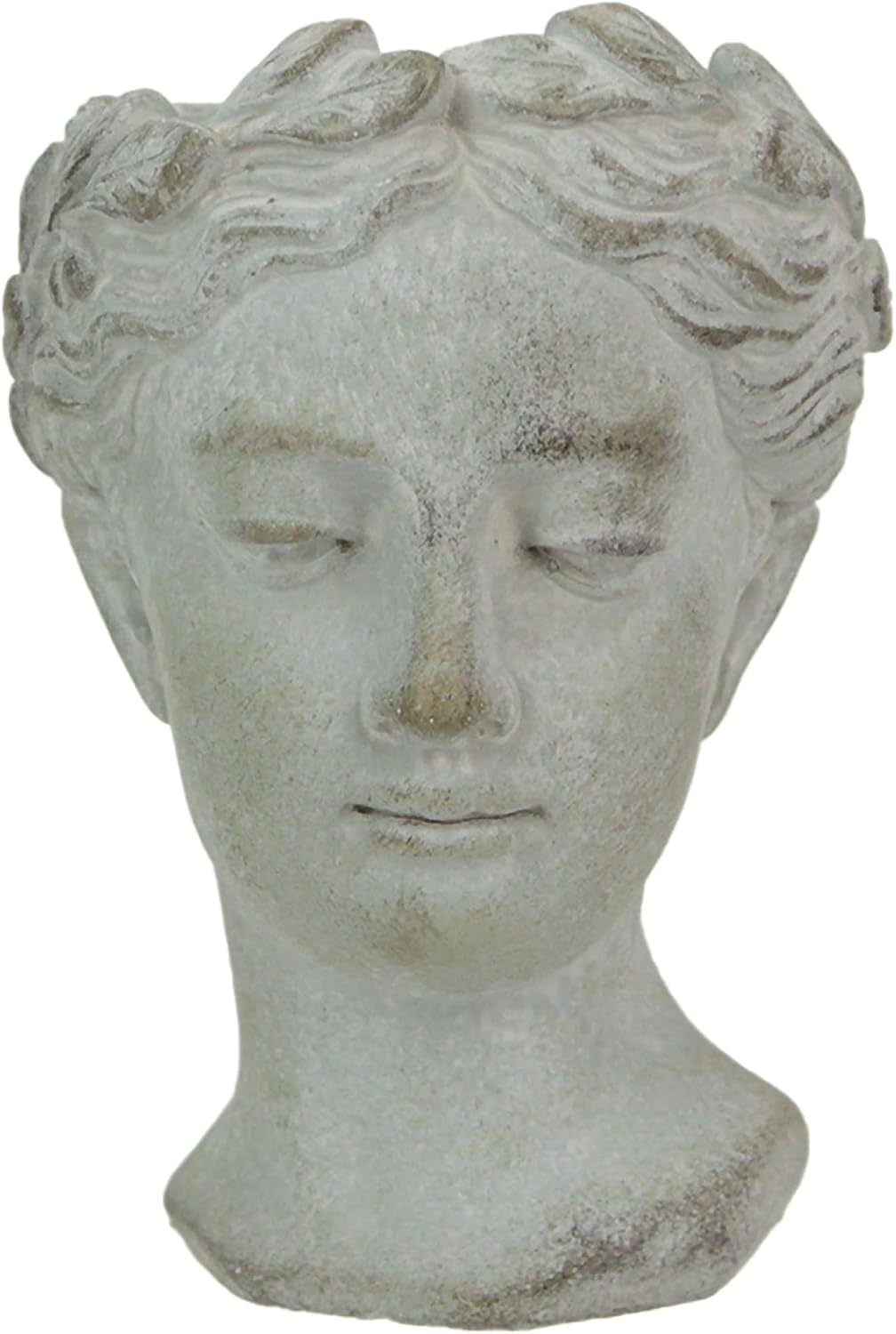 mayrich greek lady head wall planter, 6 inch shown in use