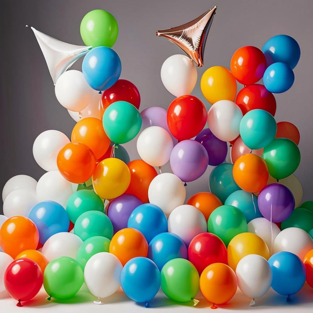 1500 Pack Balloons 15 Kinds Colors 12 inch Rainbow Latex Party Balloon Bulk f...