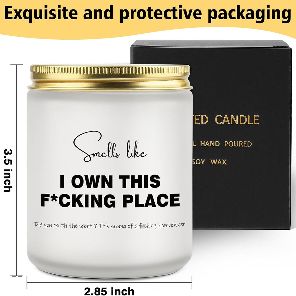 Funny Housewarming Gift, New Home House Gifts, Housewarming Candle, Welcome Home, Realtor Gift, Smells Like Candle, Apartment Presents, New Homeowners Gifts, First Home Present, Celebrating NewHome