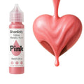 Pink Metallic Edible Paint for Baking – Food Grade Pink Edible Dust Drink Glitter for Shimmer Cake Decorating, Cookies, Cupcakes, Cocktails – 15ml Perfect for Holidays, Wedding, Birthday Decorating