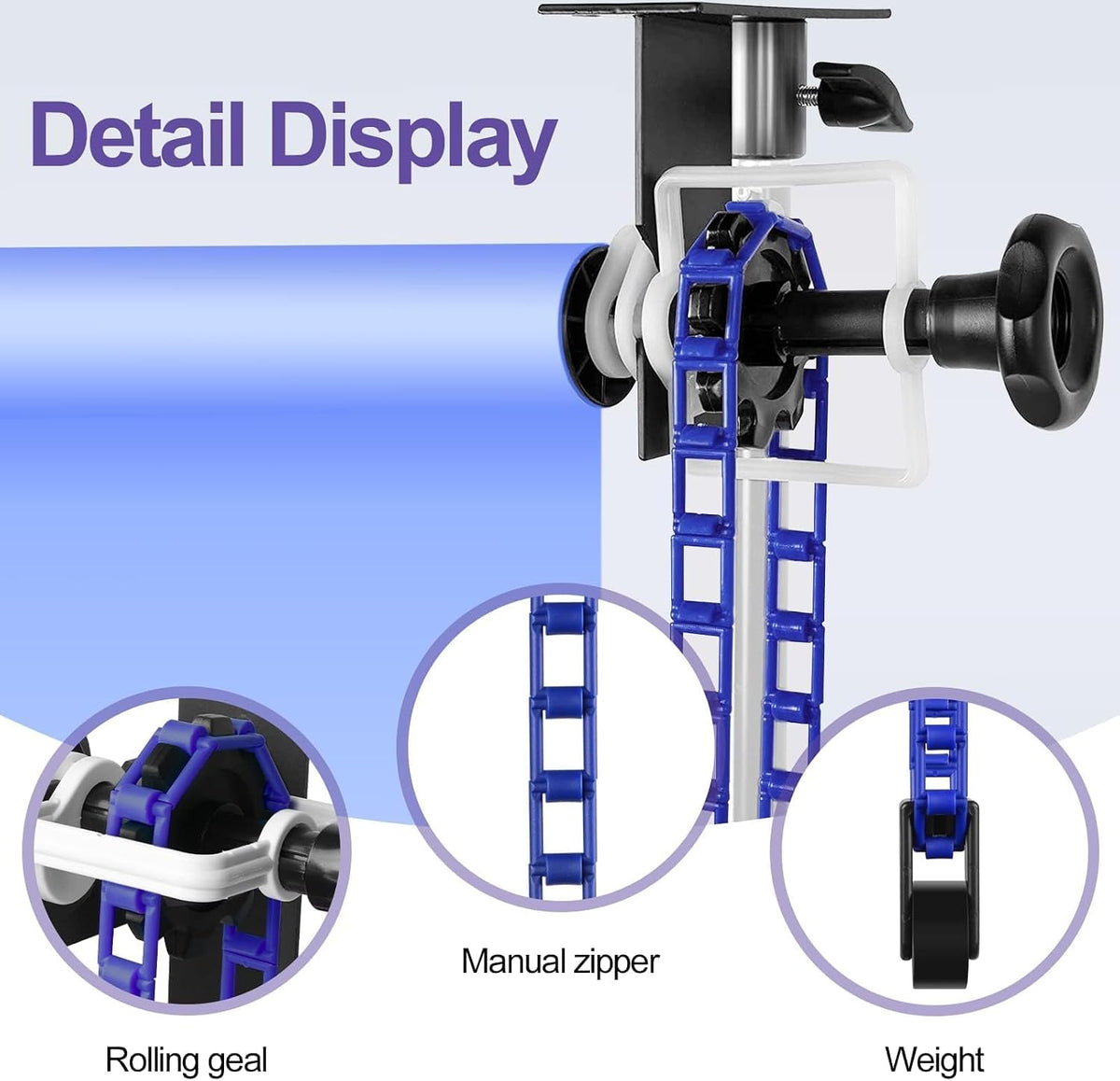 EMART Photography Backdrop Wall Mount Single Roller Support System