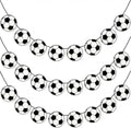 Soccer Birthday Party Decorations - 24PCS Soccer Party Banners for 2026 World Soccer Cup Merchandise | Soccer Party Decorations Hanging Backdrop for Birthday Party Home Classroom Favor Supplies Decor