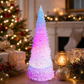 moments in time color changing acrylic christmas tree, main product view