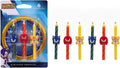 Sonic the Hedgehog Cake Candles | 6 Birthday Cake Candles Featuring Sonic, Knuckles, & Tails, for Sonic Party