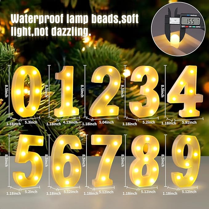 2nd Birthday Decorations for Girls Boys,Two Year Old Birthday Decorations Centerpieces Table,Light Up Numbers 2 Sign Led for Party Backdrop Wall Decor for Wedding Anniversary Numeros De Cumpleanos