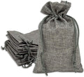 natural jute burlap fabric gift bags w. drawstrings, main product view