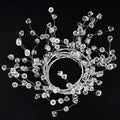 (10 pack) 47” clear diamond beaded crystal christmas, main product view