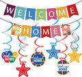 Welcome Home Banner, Colorful Paper Welcome Home Decorations