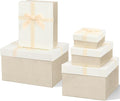 cholemy 5 pcs christmas nesting gift box with, main product view