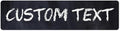 Custom Sign, Custom Street Sign, 11 Font Colors, 13 Font Styles, 4 Hole Options, 22 Sizes, 6x24 Inches, Rust Free DiBound, Fade Resistant, Made in USA by My Sign Center (Chalkboard Black)