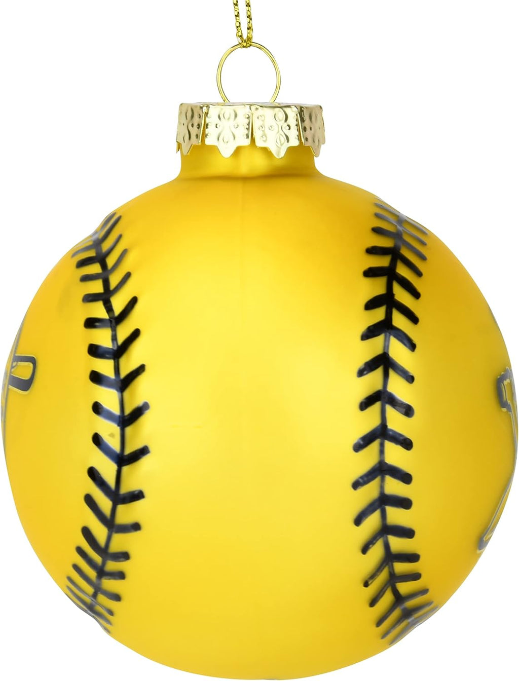 Tree Buddees x Savannah Bananas Yellow Baseball Shaped Glass Official Banana Ball Ornament - Limited Collectors Edition (Banana Ball) Discontinued in 2025