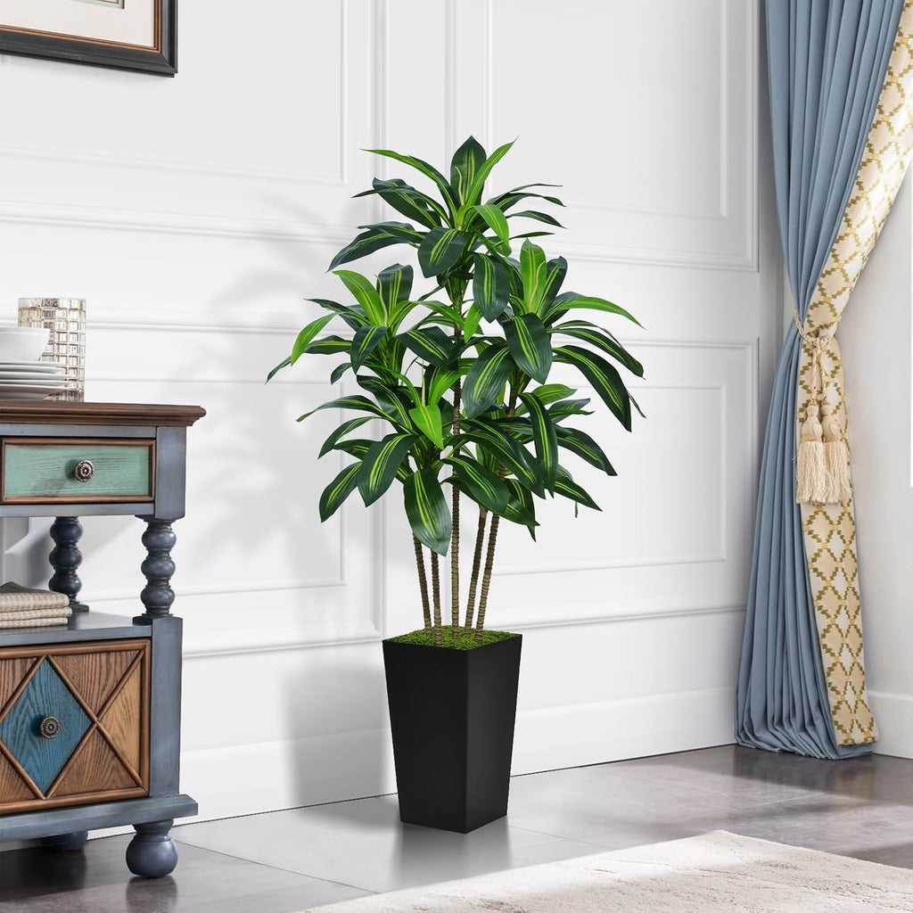 astidy artificial dracaena tree 5ft - faux tree shown in use
