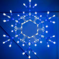 kringle traditions christmas snowflake lights outdoor, 105 led, main product view