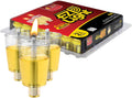 Pre-Filled Menorah Oil Cup Candles - Hanukkah Candles EZ Lights - Jelled 100% Olive Oil with Cotton Wick in Plastic Cup - Medium Size, 44 Pack, Burns 2.5 Hrs