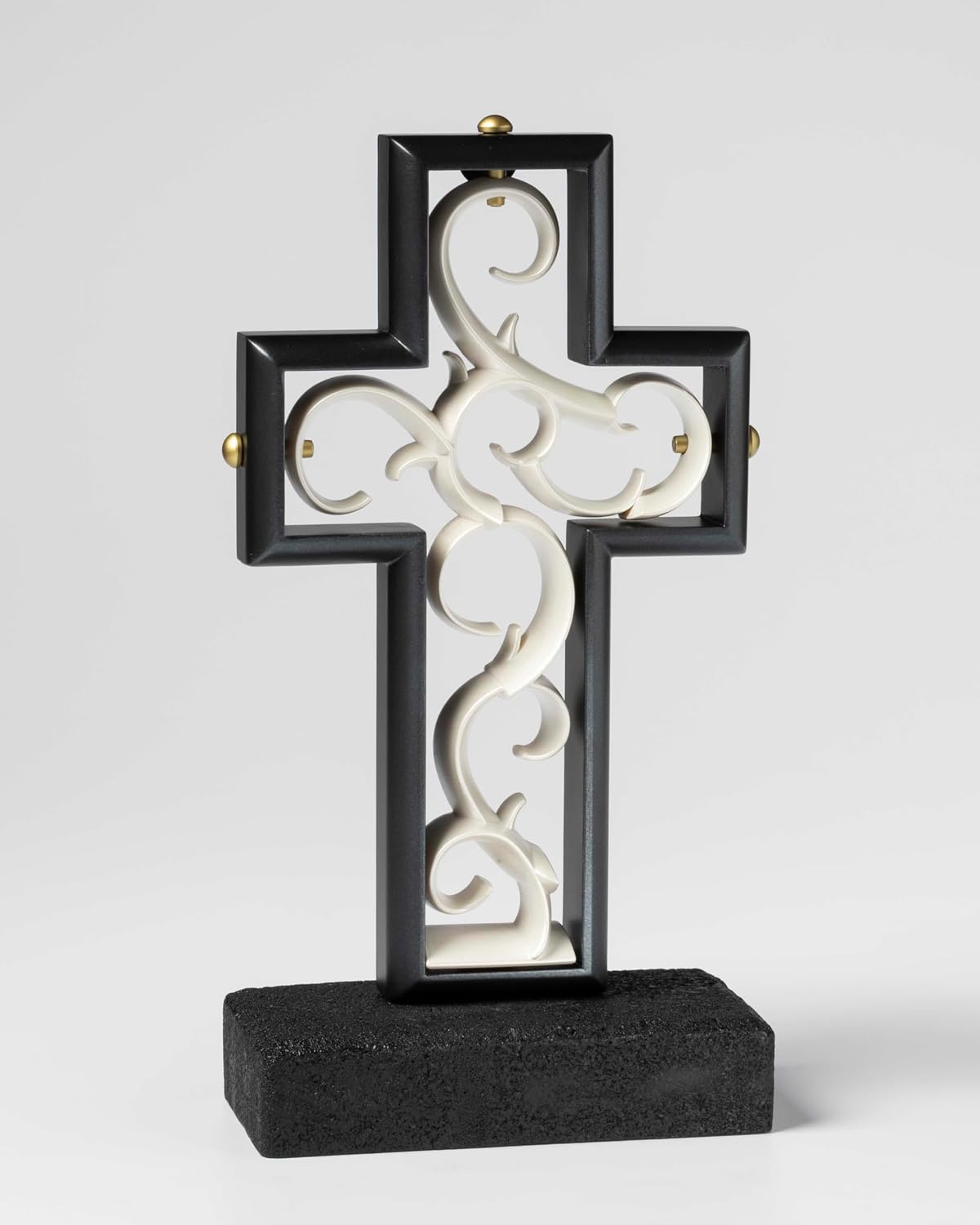 Unity Cross ® Black and Pearl White; Unity Candle Unity Sand Alternative