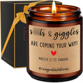 Miracu Funny Baby Shower Candle, New Parents Gifts for Couples, Unique Mom and Dad Gifts for New Parents, Expecting Mom to be - Fathers Day, Boy Baby Announcement, Congratulations Pregnancy Couple