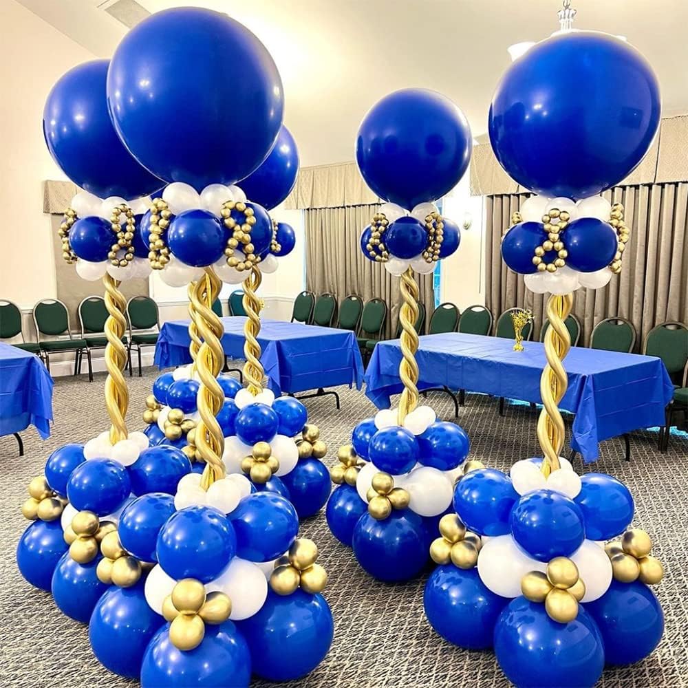 Decojoy 4 Set Balloon Stand Kit, 9 Feet Adjustable Balloon Arch for Floor, Ba...