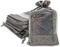 jute burlap & sheer organza gift bags w., main product view