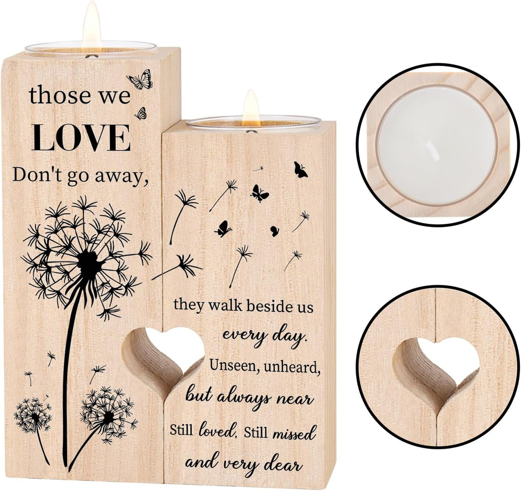 Sympathy Gifts for Loss of Loved One, Bereavement Candle Holders | Condolence Gift, Memorial Gifts for Mother Father Grandma Grandpa Aunt