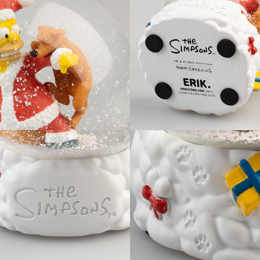 Grupo Erik The Simpsons Snow Globe - Funny Gifts, Merch, Merchandise, Decor | Homer Simpson Figure - Snow Globes for Adults & for Children, Secret Santa Gifts under 20 Pounds for Christmas, Xmas