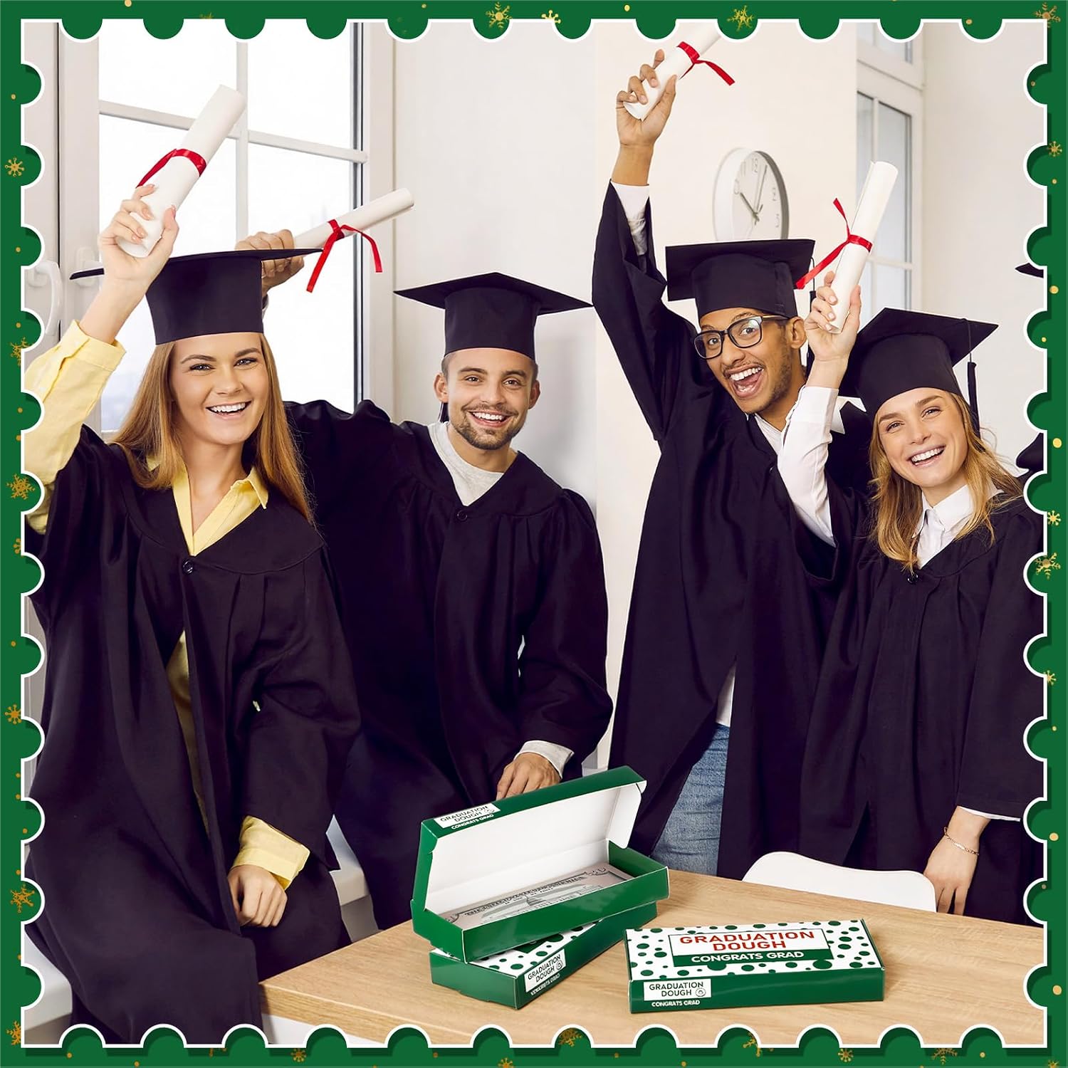 Gilprop 3 Pcs Graduation Gifts 2026 Graduation Money Holder for Cash Gift Donut Money Gift Box Unique Funny Donut Box Cash Gifts for Class of 2026 College University Graduates Women Men