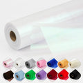 Crystal Organza Fabric Tulle 11 Inch by 50 Yards Sheer Tulle Rolls for DIY Craft Wedding Party Baby Shower Decor Gift Wrapping Party Supplies (Fantasy White)