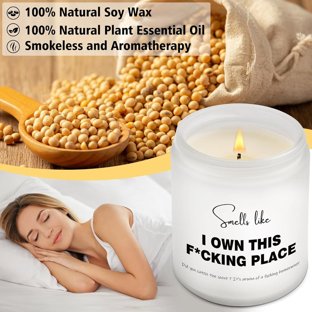 Funny Housewarming Gift, New Home House Gifts, Housewarming Candle, Welcome Home, Realtor Gift, Smells Like Candle, Apartment Presents, New Homeowners Gifts, First Home Present, Celebrating NewHome