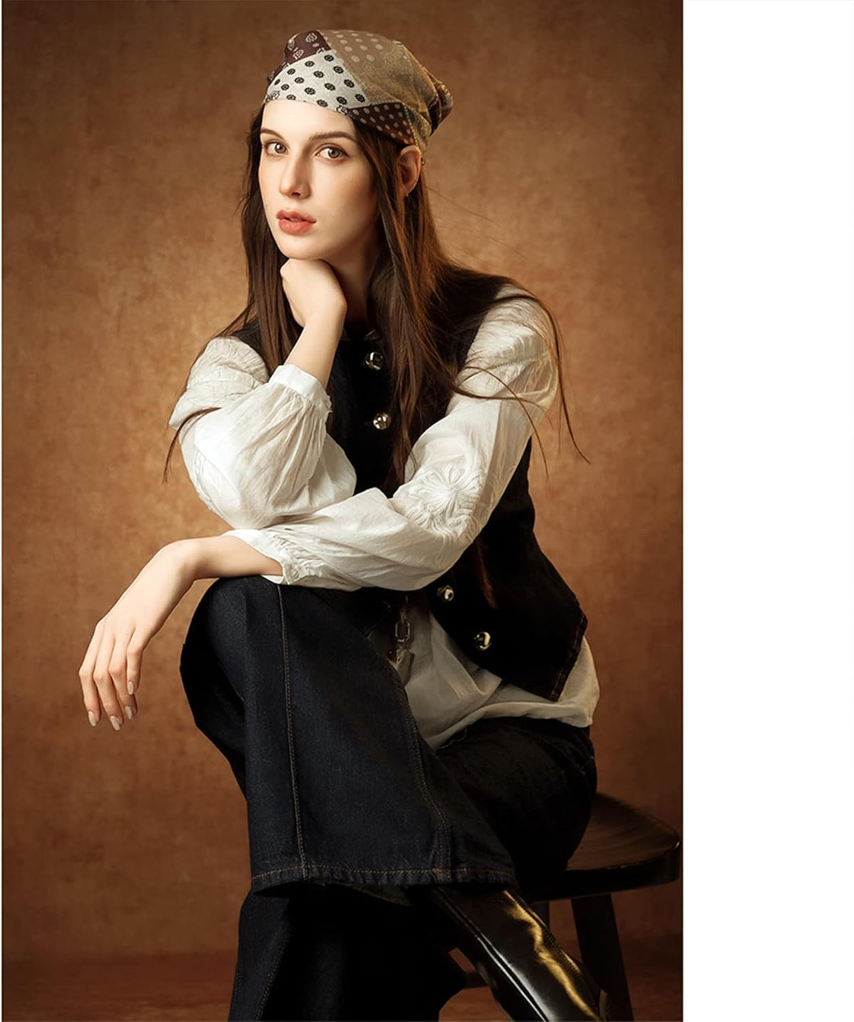 UrcTepics 8x10 ft Brown Photo Backdrop for Photography, No Stand