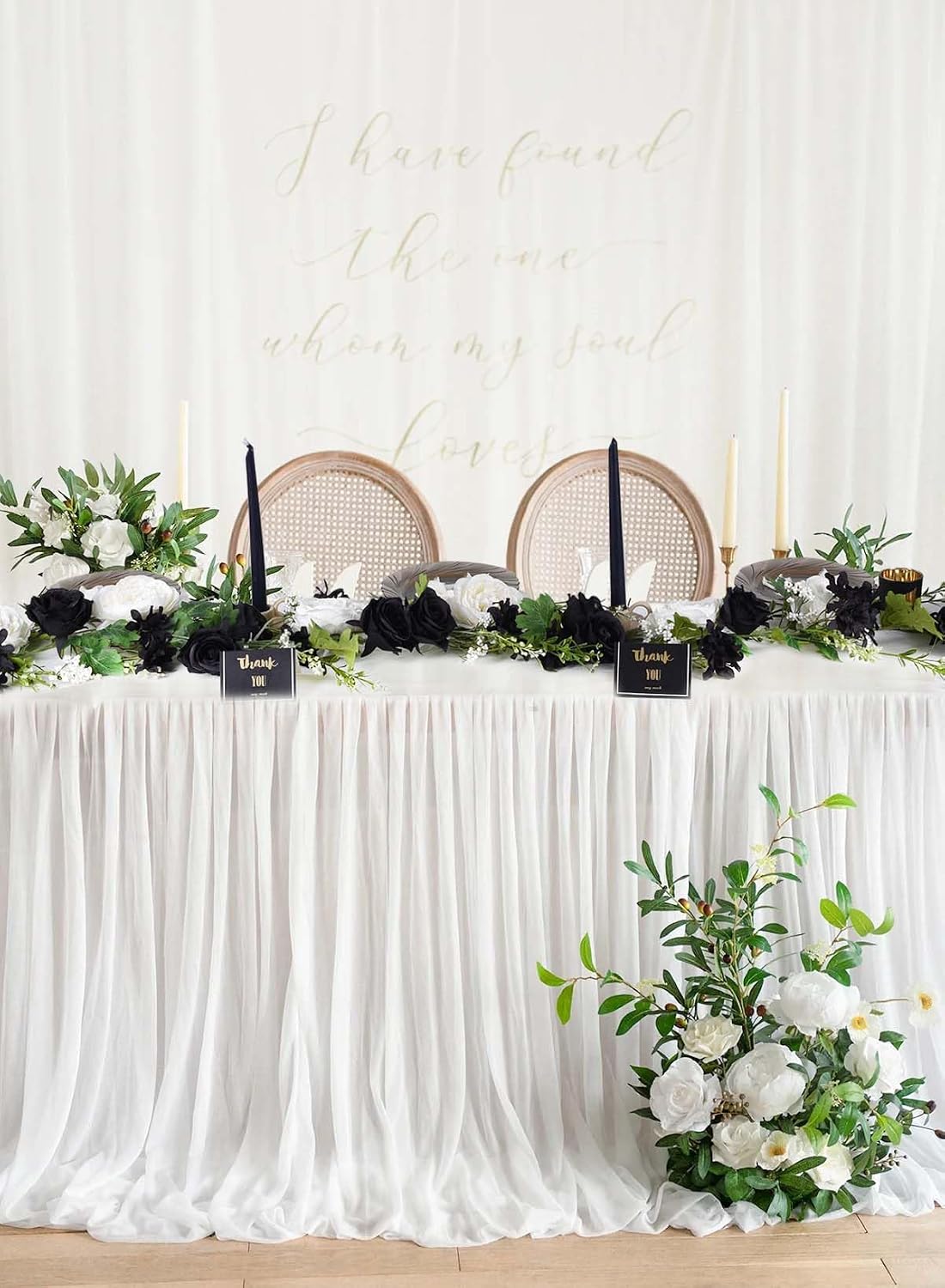 artificial peony flower garland - 6ft silk peony shown in use