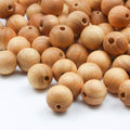 10mm natural sandalwood round beads gorgeous craft handmade, main product view