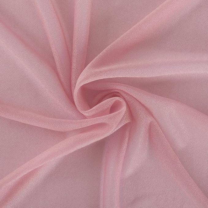 Dusty Rose Wedding Arch Draping Fabric 29" x 20 FT Wedding Drapes for Backdrop Sheer Curtains Drapes for Romantic Bridal Baby Shower Decorations Ceremony Birthday Party Fall Outdoor Events
