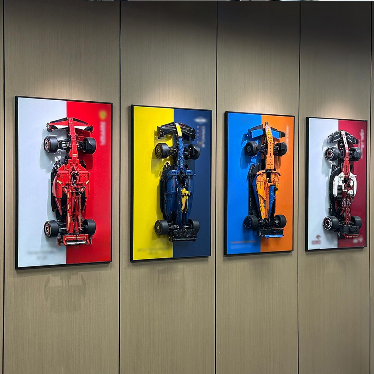 iluane display wallboard for cada 1:8 alfa romeo shown in use