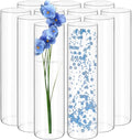 12Pack Glass Cylinder Vases for Centerpieces - 12 Inch Tall Flower Vase for Wedding Decorations, Floating Candle Holder Vase Bulk,Glass Hurricane Candle Holders for Table Shelf, Party, Home Decor