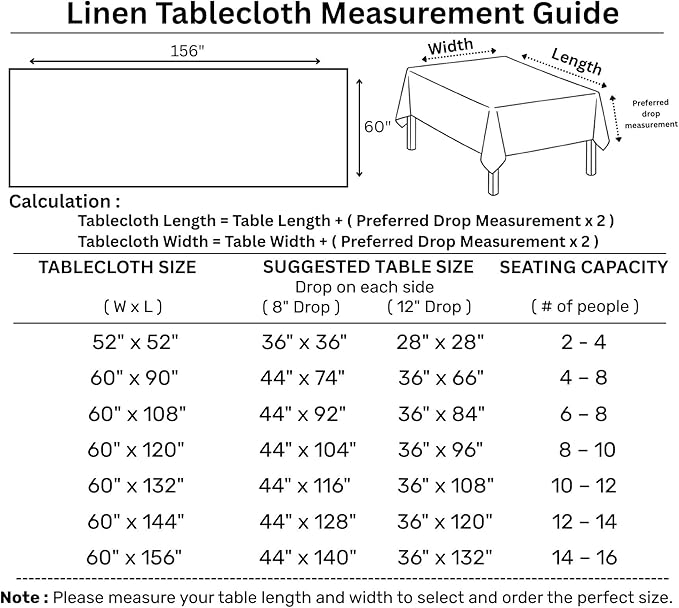Solino Home Linen Red Tablecloth 60 x 156 Inch - 100% Pure Linen Rectangular Tablecloth - Machine Washable Table Cloth for Christmas, Fall, Autumn - Fete
