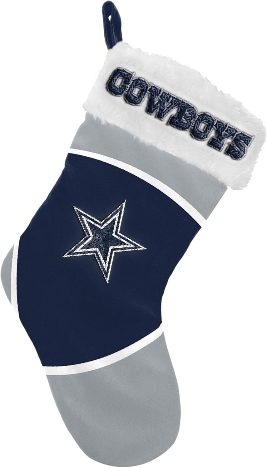 FOCO NFL Christmas Stocking - Plush Limited Edition Holiday Stocking - Represent The NFC East and Show Your Team Spirit with Officially Licensed Football Fan Decorations