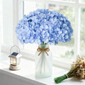 blue hydrangea artificial flowers bulk for home decor, main product view