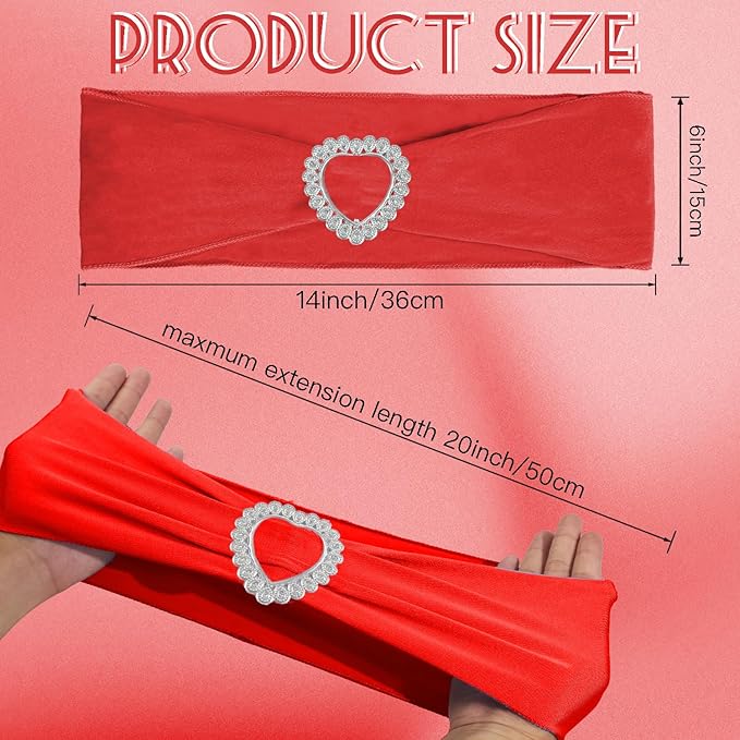 100PCS Spandex Chair Sashes Bows Stretch ChairCover Band,Elastic Chair Ties for Wedding Party Birthday Reception Banquet Decoration(Burgundy)