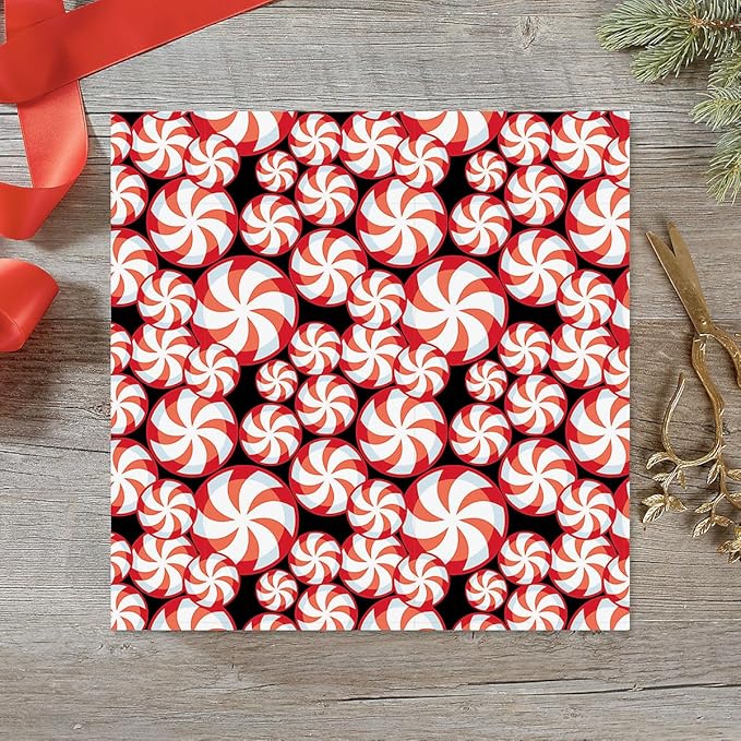 Current Christmas Candy Rolled Wrapping Paper - Premium Jumbo 23-Inch x 32-Foot Gift Wrap Roll, 61 Square Feet Total