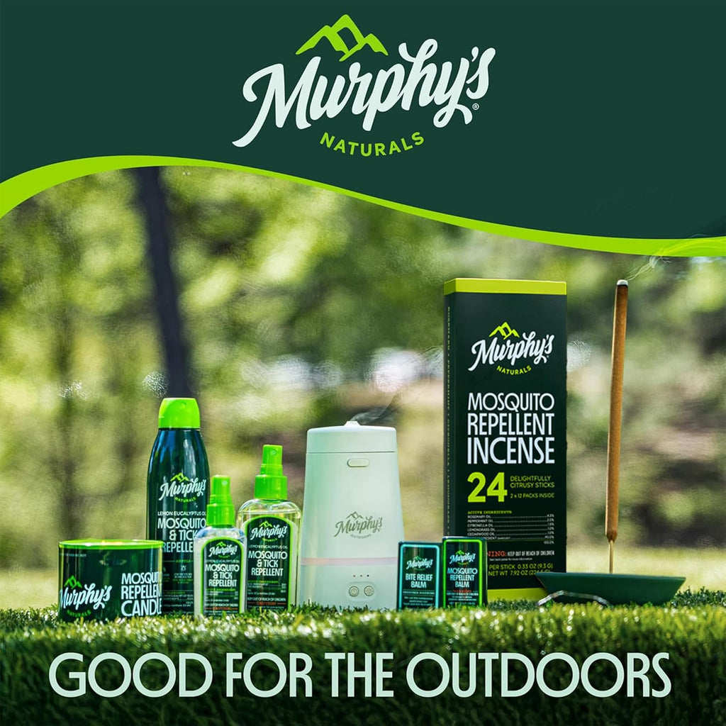 Murphy's Naturals Mosquito Repellent Candle Refills, 9 oz (Pack of 2) | Soy & beeswax blend with rosemary, peppermint, citronella & lemongrass essential oils; 30-hour burn time