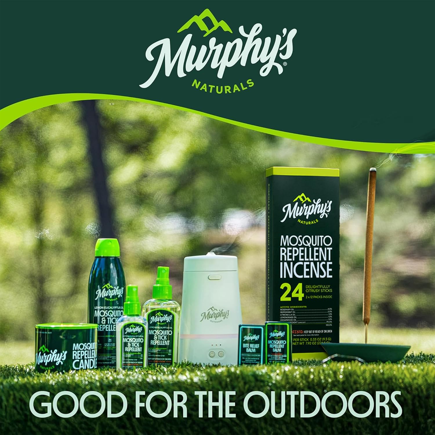 Murphy's Naturals Mosquito Repellent Candle Refills, 9 oz (Pack of 2) | Soy & beeswax blend with rosemary, peppermint, citronella & lemongrass essential oils; 30-hour burn time