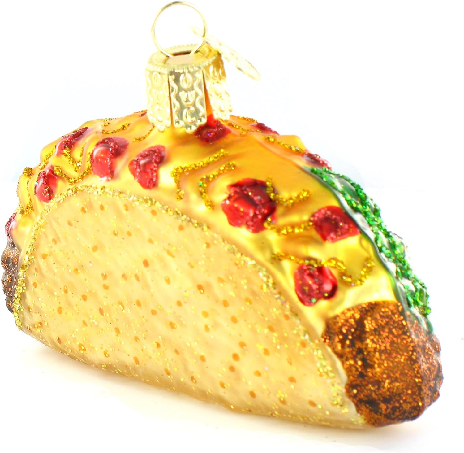Old World Christmas Ornaments: Taco Glass Blown Ornaments for Christmas Tree (32084)
