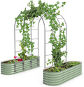 vego garden modular arched trellis system 4.5' long, main product view