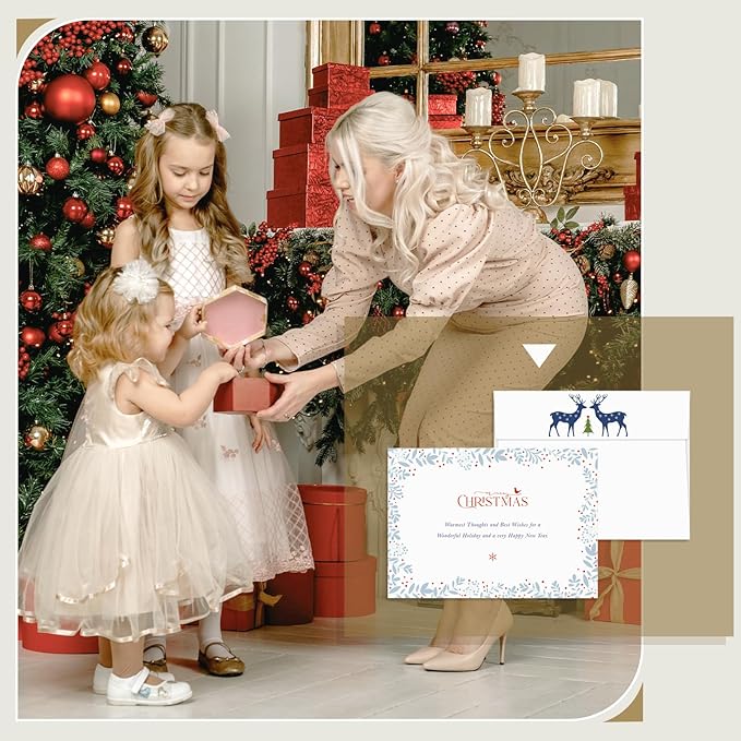 Goefun Blank Note Cards (Not Folded) and Envelopes 5 x 7 Flat Cardstock and A7 Envelopes Self Seal 100 Pack for Wedding, Invitations, DIY Postcards, Thank You Cards & All Occasion