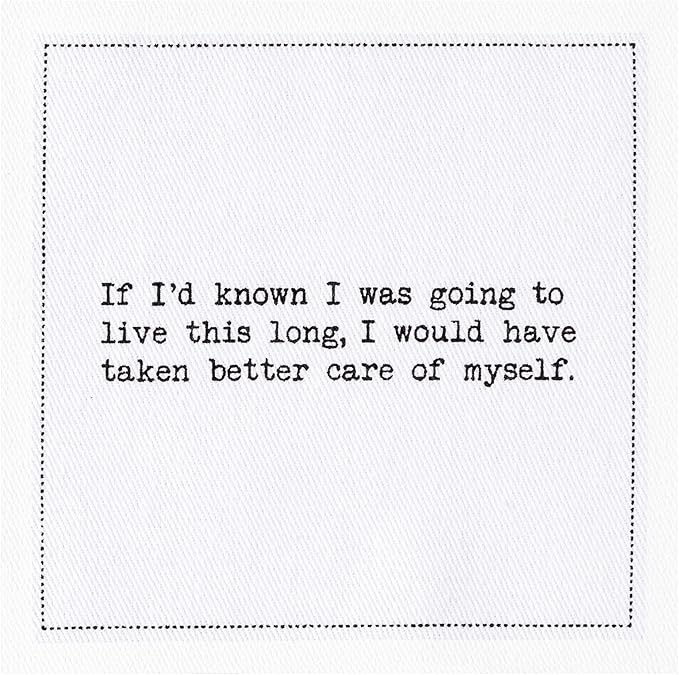 Five Star Napkins 70th Birthday Quotes White Cotton Cocktail Napkins, Beverage Napkins, Bar Napkins, Cloth Napkins, Party Napkins, Events, Holidays, Weddings, Birthdays, Disposable, 4.5" x 4.5"- (50x)