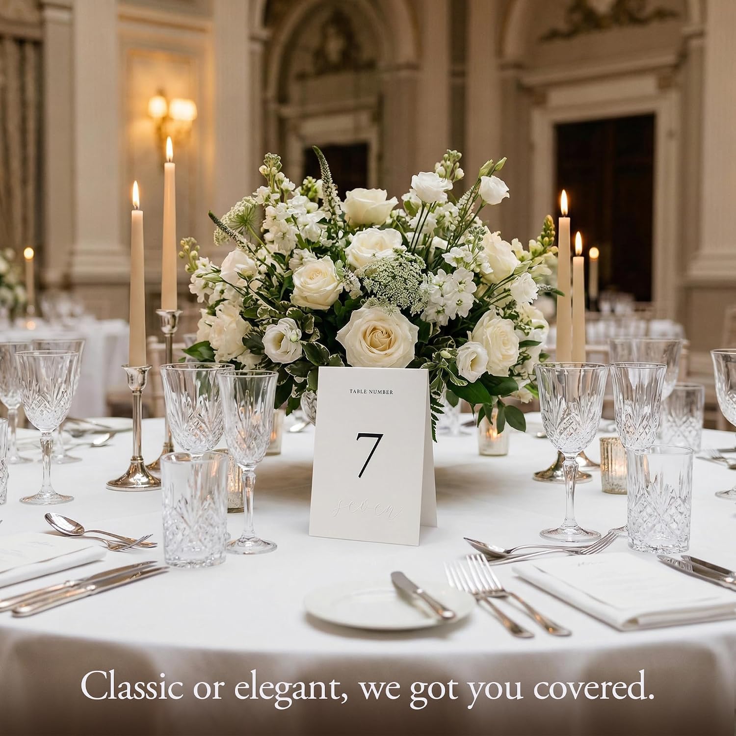 SIKO Table Numbers 1-20 - Double Sided Wedding Table Numbers with Head Table Card & Embossed Details - 4x6 inches, Self-Standing Table Cards for Wedding Reception | Perfect for Special Occasion Events