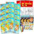 Blippi Party Favors Activity Pack Bundle - 12 Goodie Bags Stuffers | Blippi Play Pack Party Favor Coloring Books, Stickers, Crayons for Kids, Boys, Girls - Bulk Blippi Birthday Party Supplies